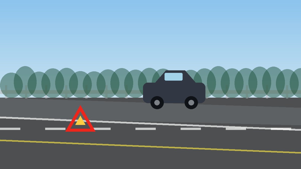 广西道路故障安全等待现场图